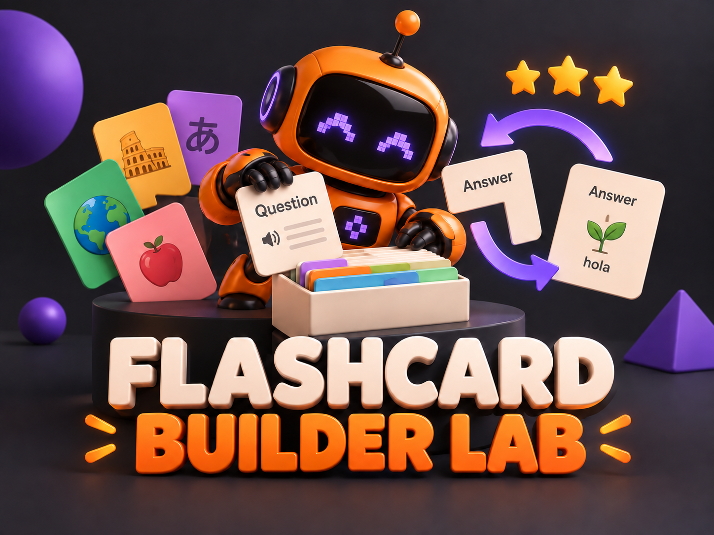 Flashcard Builder Lab product cover