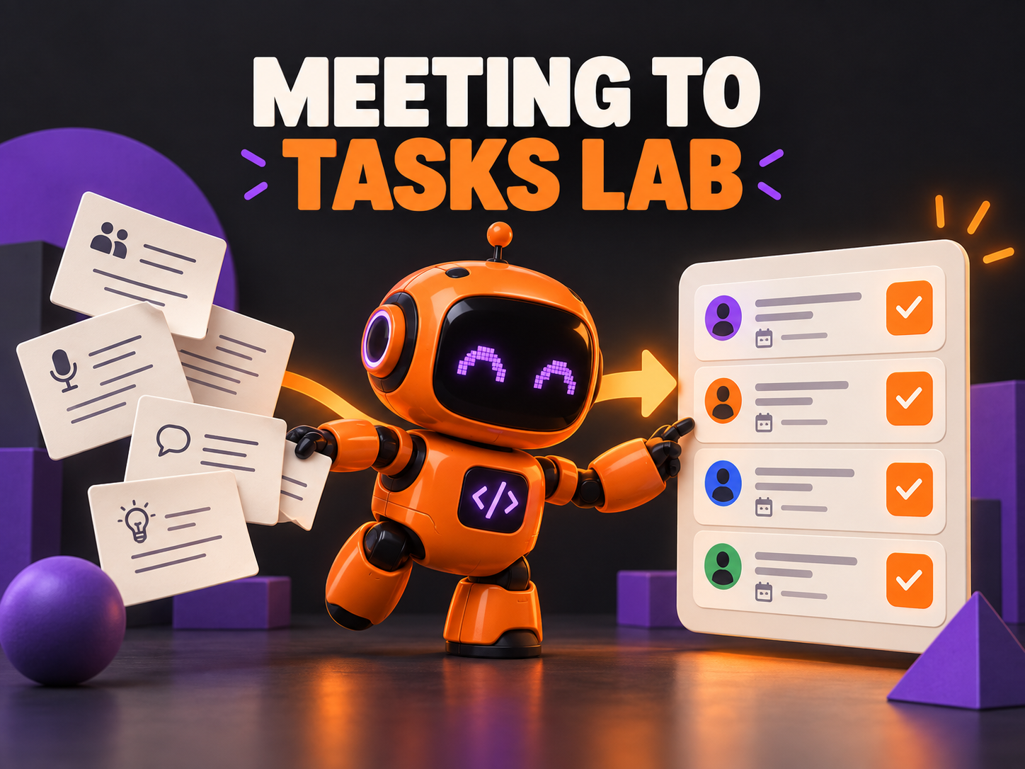 Meeting to Tasks Lab product cover